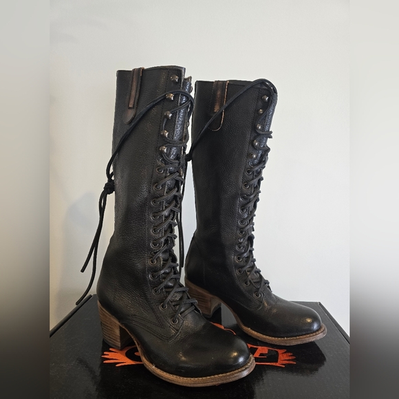 Freebird by Steven Shoes - Freebird Grany Boots Black 9